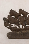 Load image into Gallery viewer, PAIR of Vintage Cast Iron Galleon Ship Bookends
