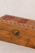 Load image into Gallery viewer, Folk Art Hand Painted Apple Box
