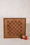 Load image into Gallery viewer, Antique Checkerboard with Checkers | Hand Made in America
