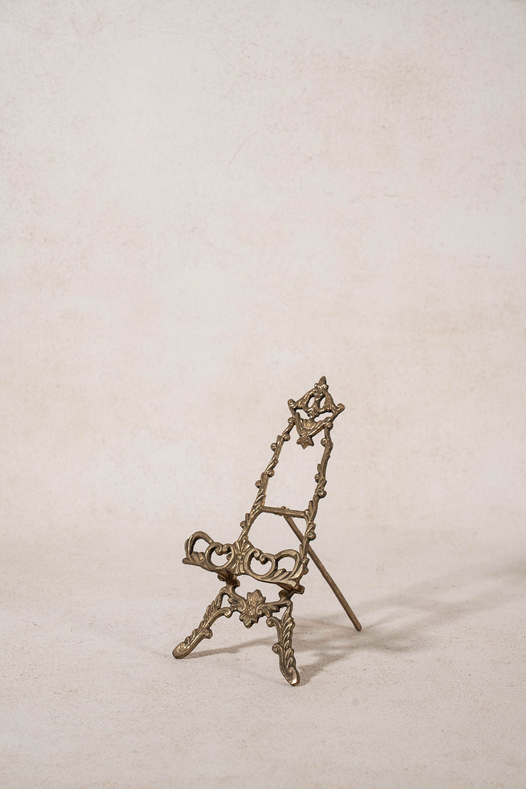 Vintage Brass Easel / Picture Stand