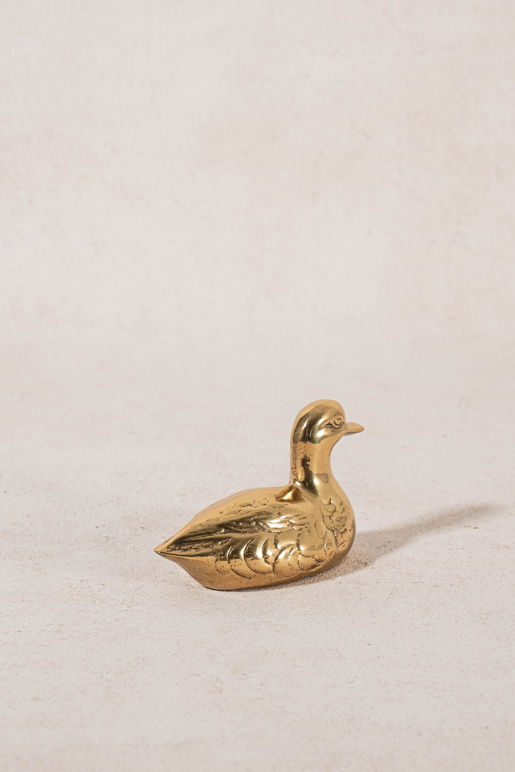 Vintage Brass Duck