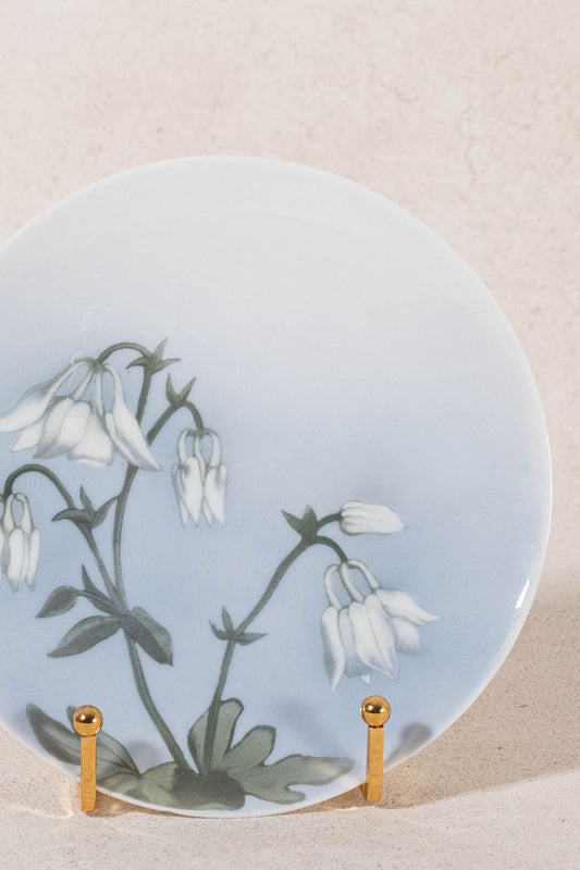 Royal Copenhagen Art Nouveau Snowdrop Floral Plate