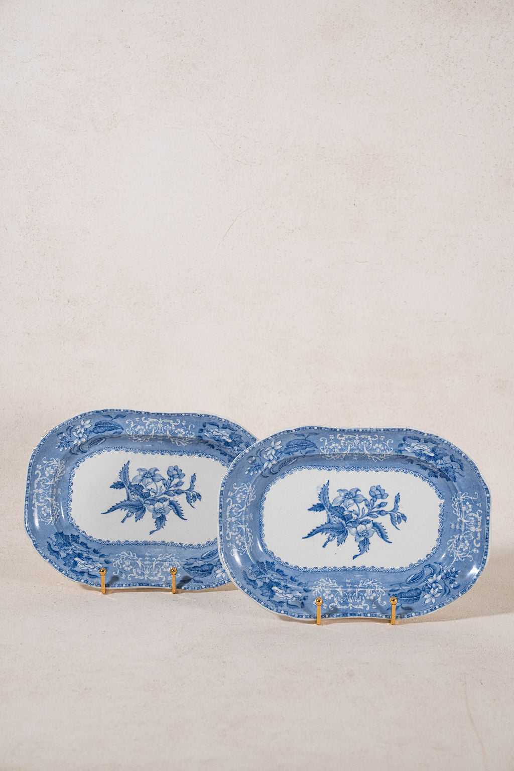 PAIR of Spode Camilla Rose Vegetable Dish (c. 1915)