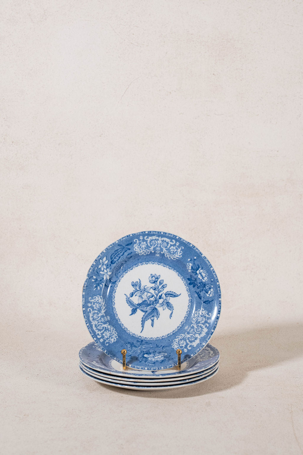 SET of 5 Antique English Spode 'Camilla Rose' 7.5” Plates