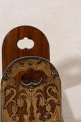 Load image into Gallery viewer, Victorian Rosewood Book Slide with Brass Details (c. 1880)
