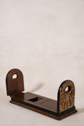 Load image into Gallery viewer, Victorian Rosewood Book Slide with Brass Details (c. 1880)
