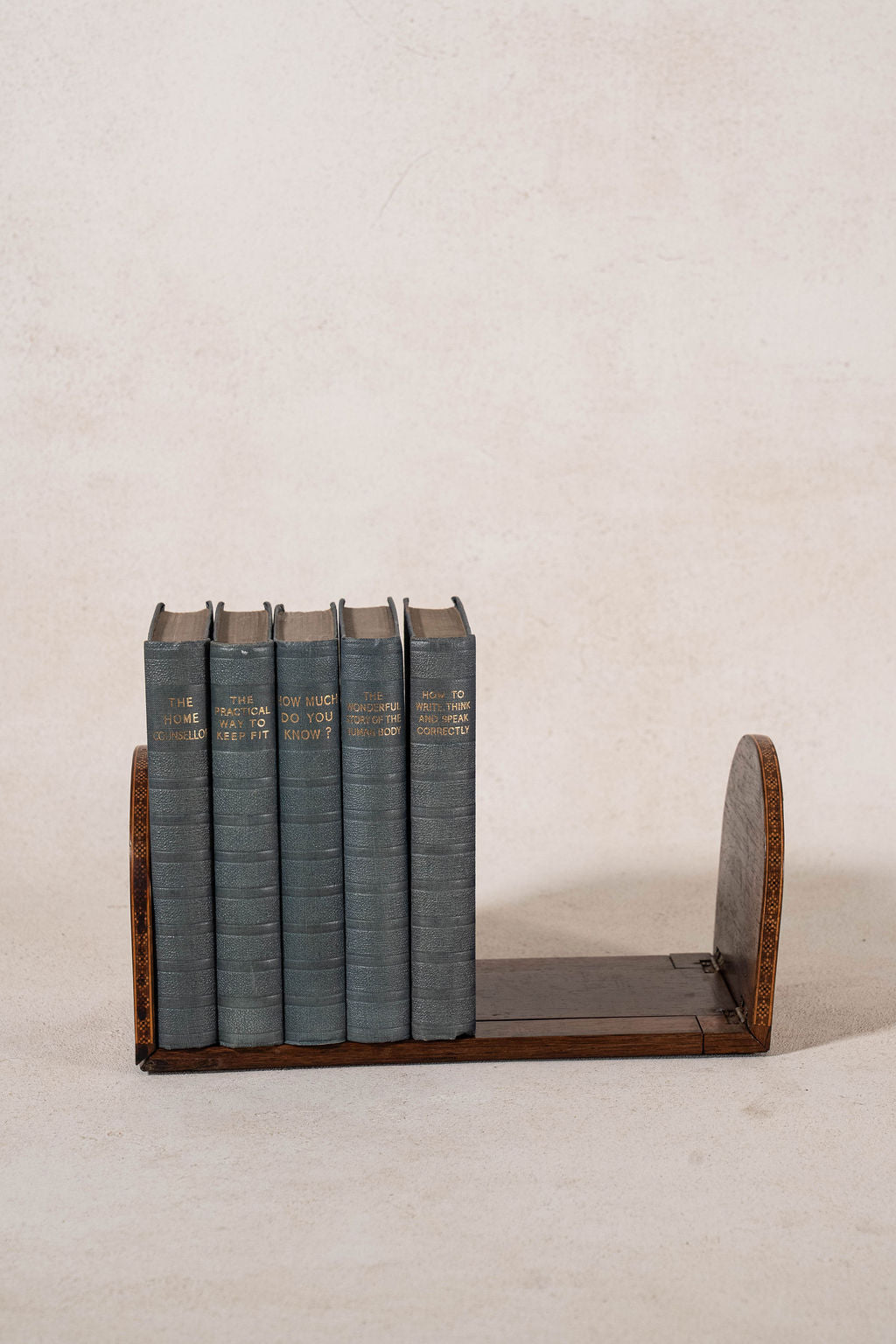 19th Century English Rosewood Inlay Book Slide