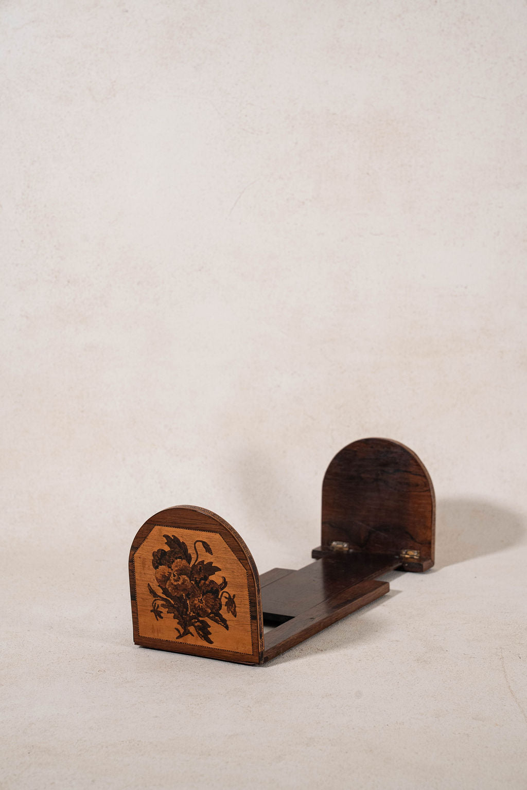 19th Century English Rosewood Inlay Book Slide