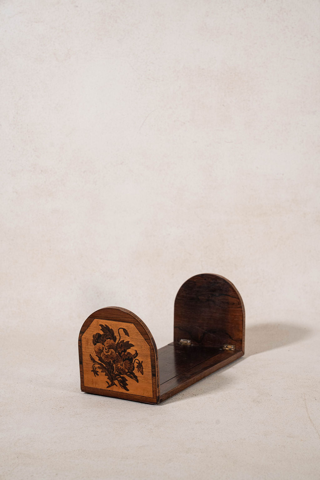 19th Century English Rosewood Inlay Book Slide