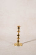 Load image into Gallery viewer, Baldwin Lacquered Brass 7.5”H Candlestick
