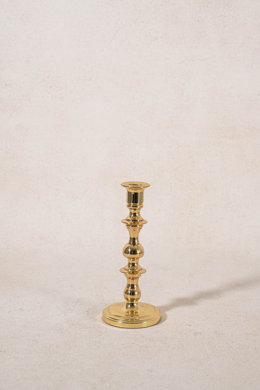 Baldwin Lacquered Brass 7.5”H Candlestick