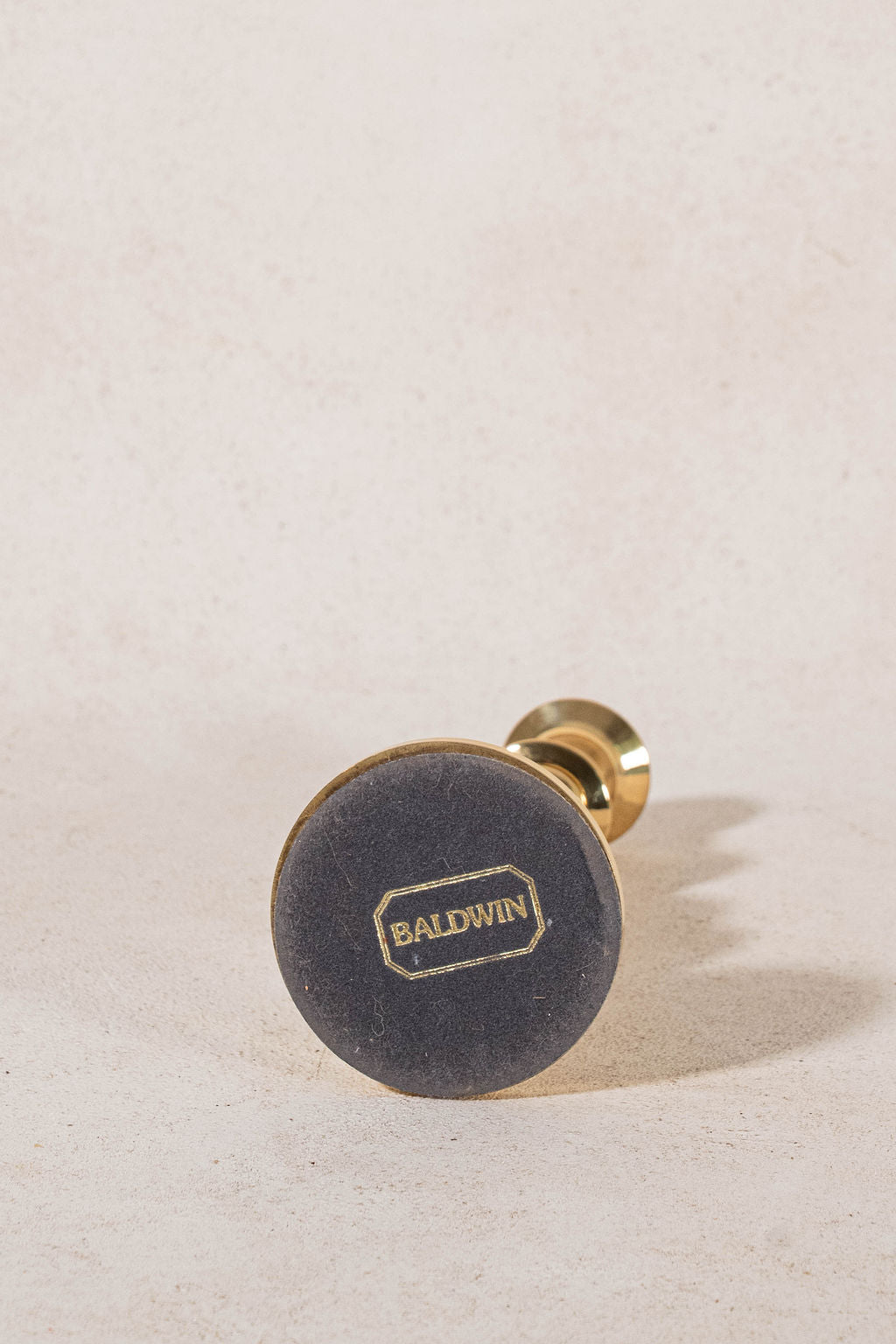 Baldwin Lacquered Brass 7.5”H Candlestick