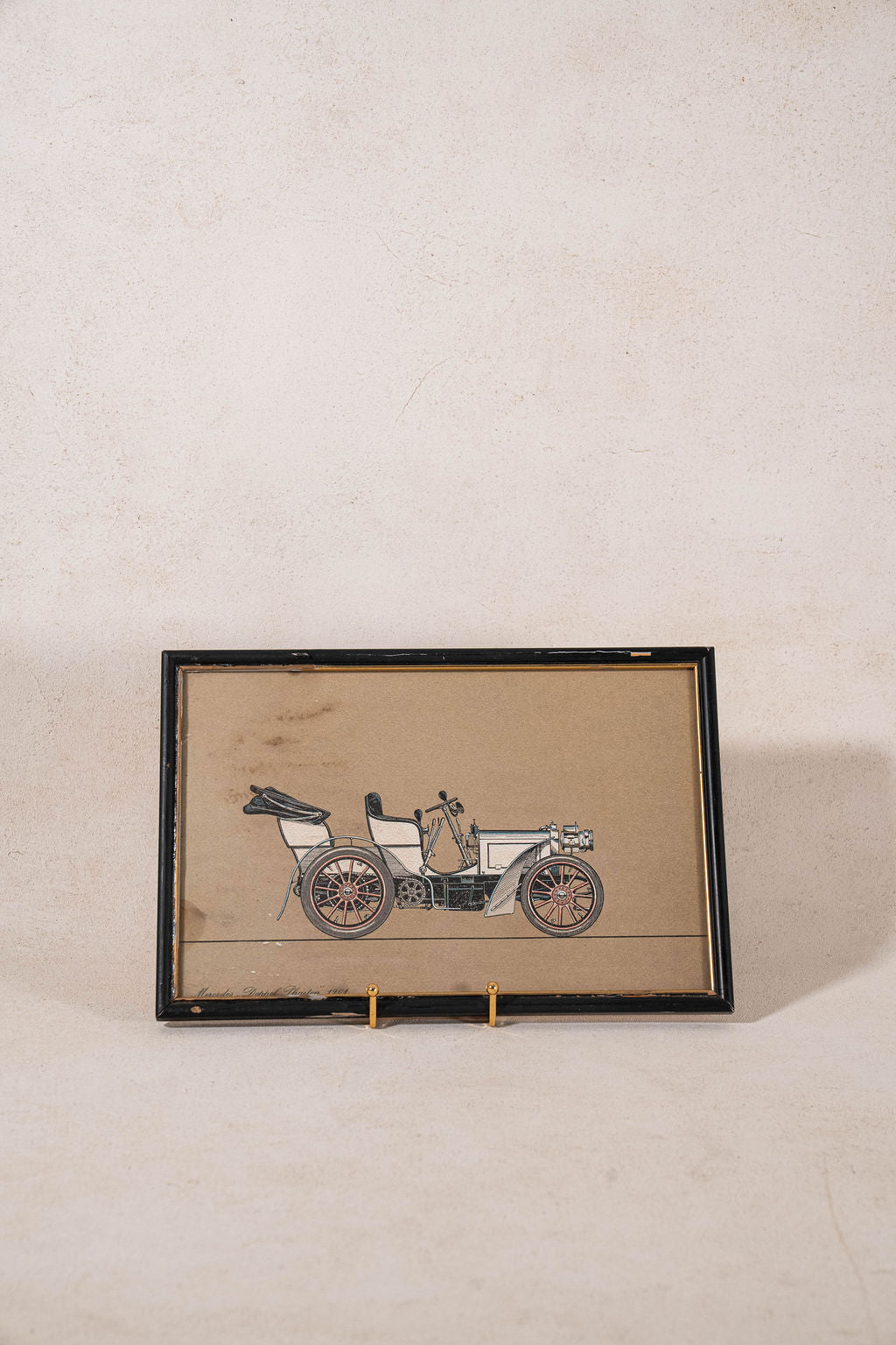 Framed Vintage Automobile Print