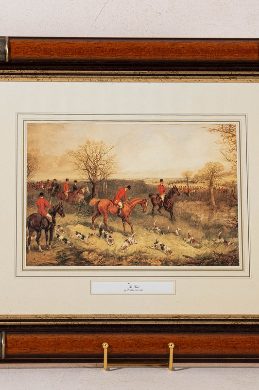 Framed Vintage Hunt Print by H. Alken "The Find"