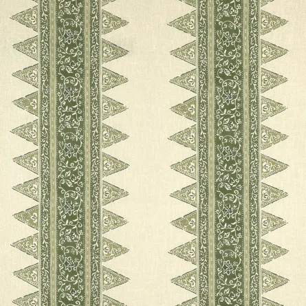 22x22 Ruffle Trim Pillow Covers | Schumacher x Mark D. Sikes ‘Foxglove’ Leaf Green Indoor/Outdoor Fabric (PAIR)